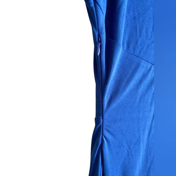 Women’s plus size XXL blue goddess gown wedding guest dress resortwear cruise - Picture 6 of 10